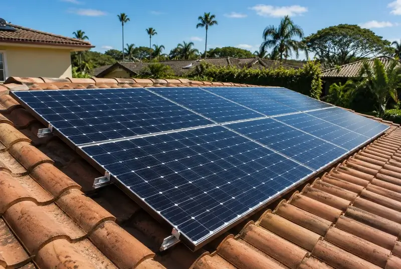 Installation de panneaux solaires à Surzur